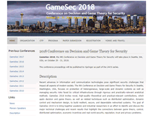 Tablet Screenshot of gamesec-conf.org